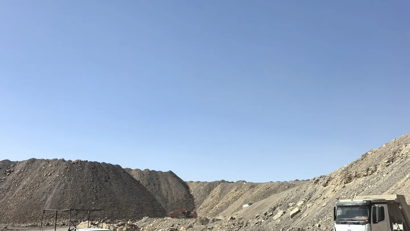 埃及磷酸盐矿场实景