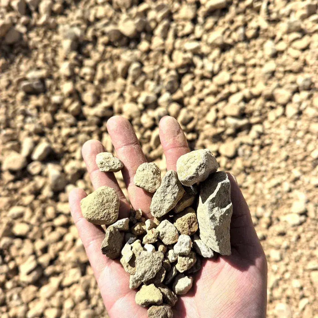 Rock phosphate hand sample from Egypt