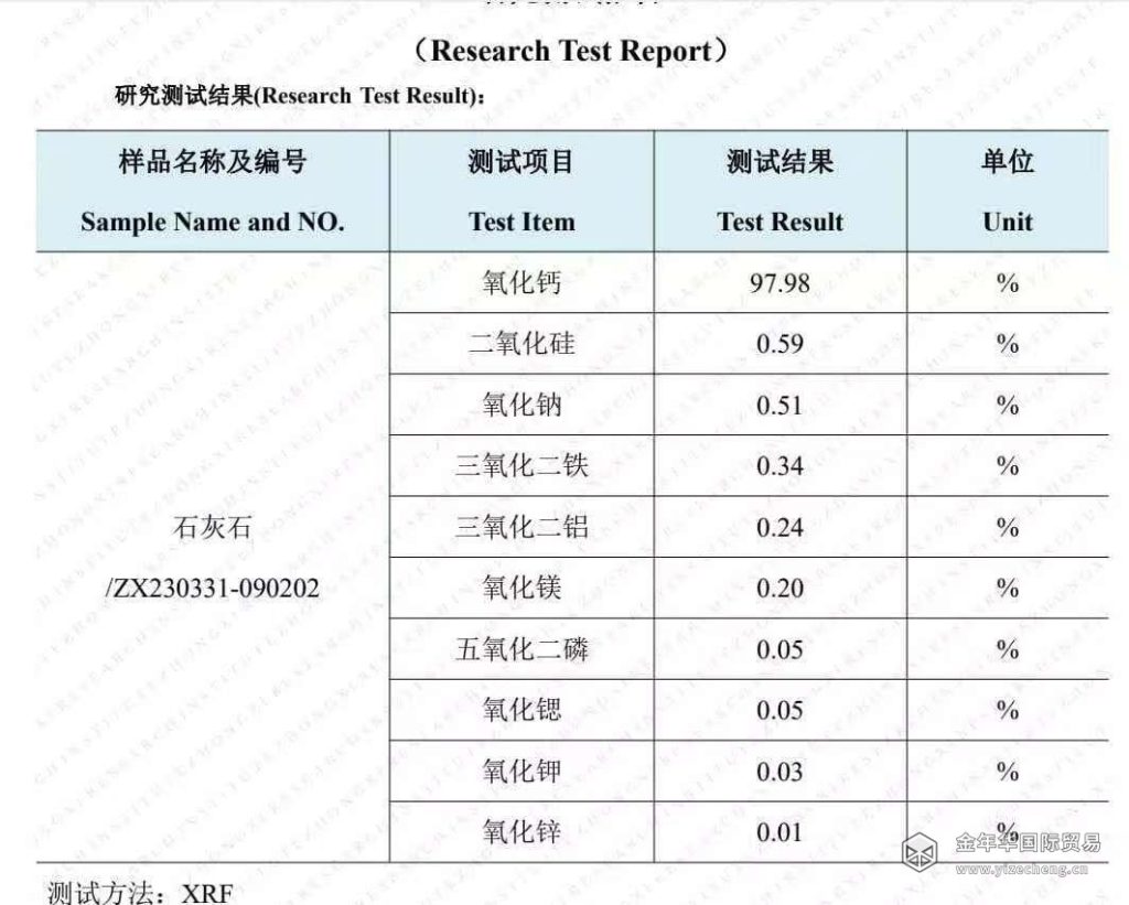 2026-08 钙矿质检报告（脱敏示例）