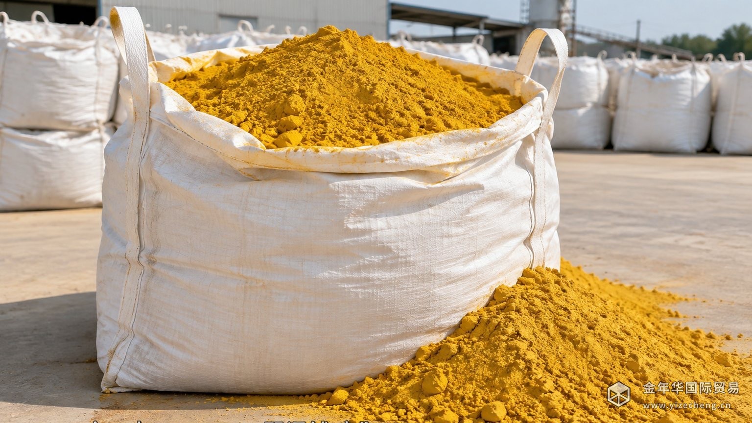 Iron oxide yellow packing line